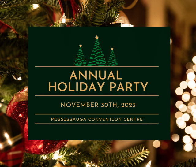 Annual Holiday Party promo