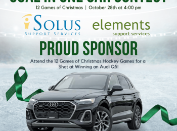 Solus & Elements Support Services logo with audi Q5 car underneath